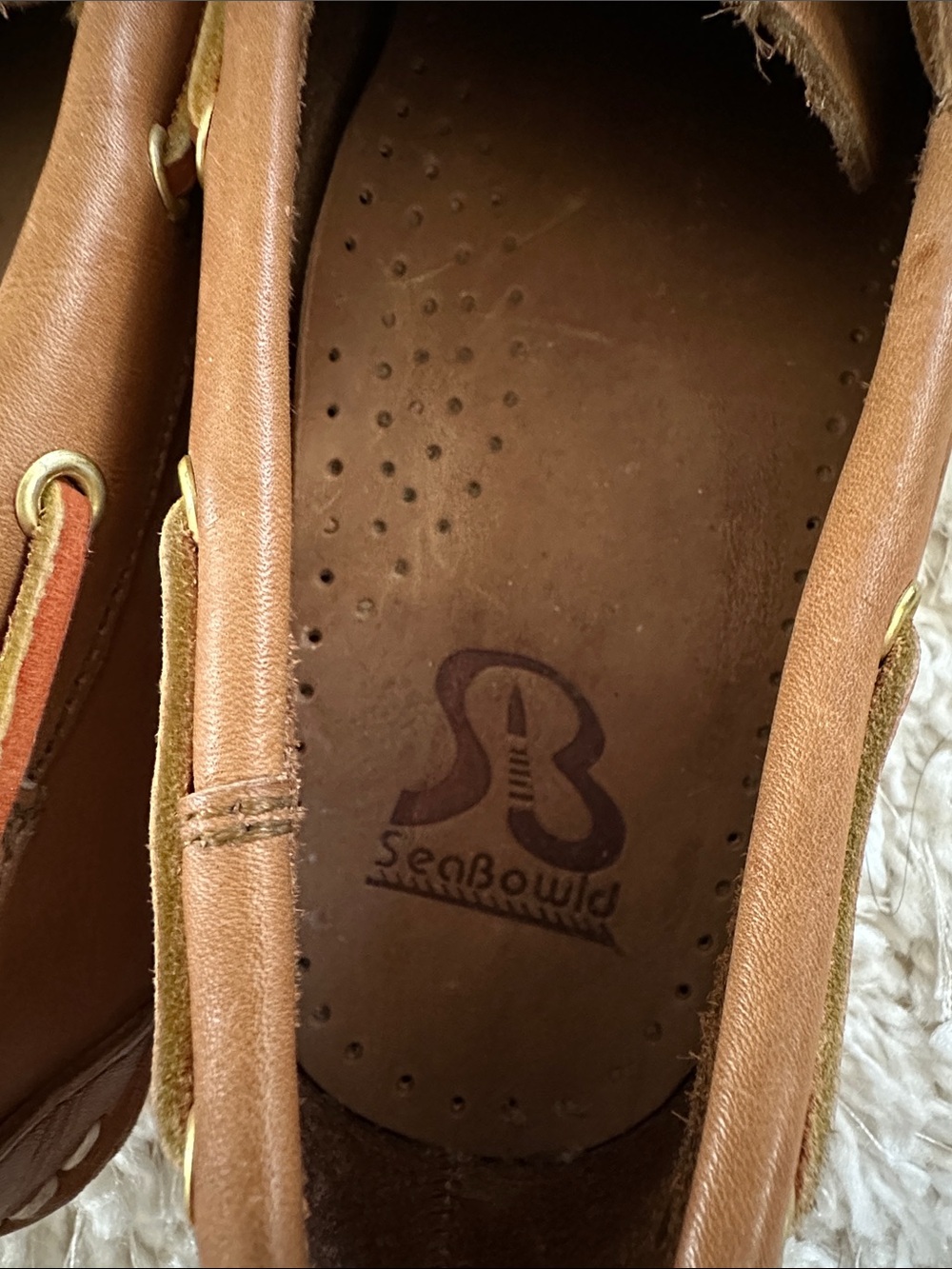 Classic Brown Leather Boat Shoes - Men - Picture 3 of 6